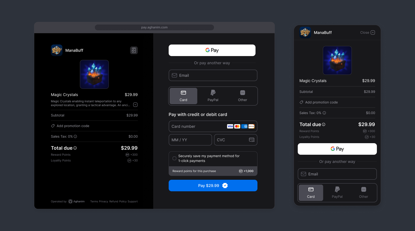 Desktop Checkout