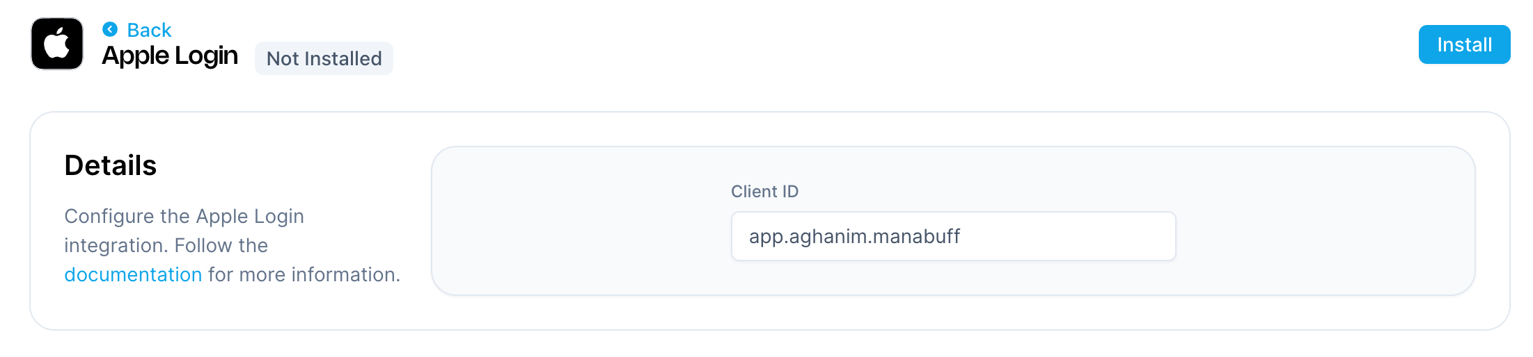 Apple Login