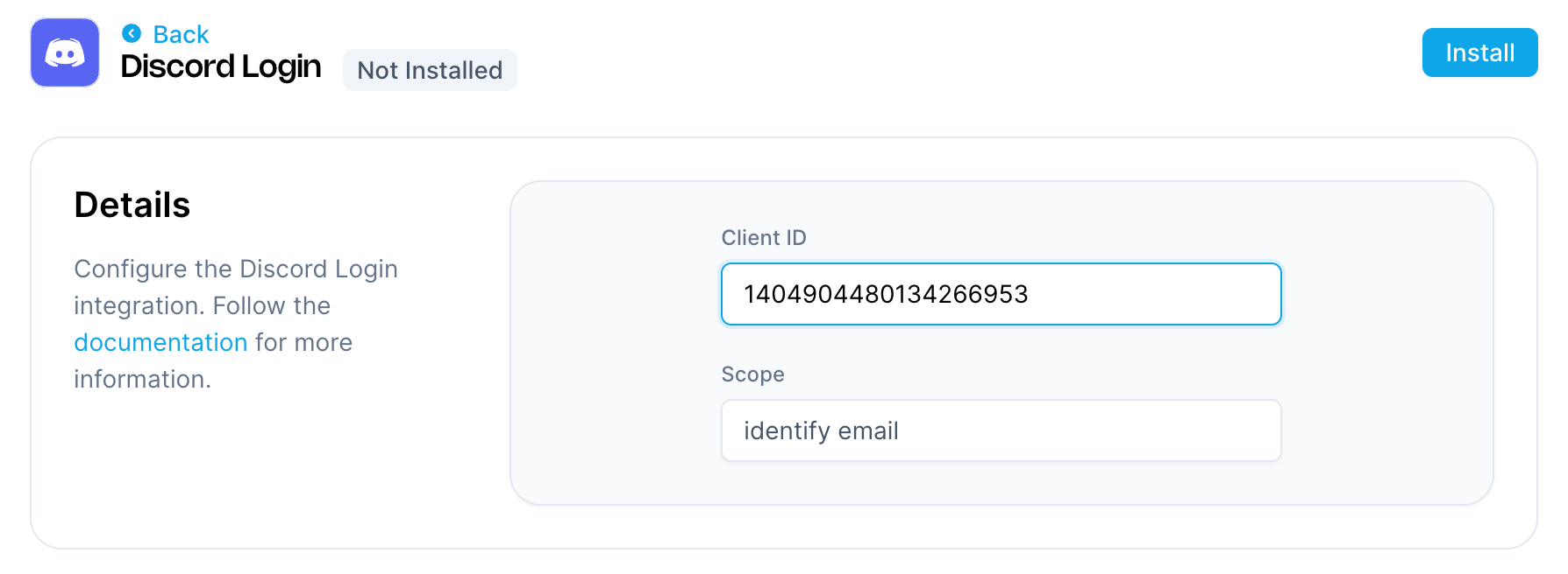 Discord Login